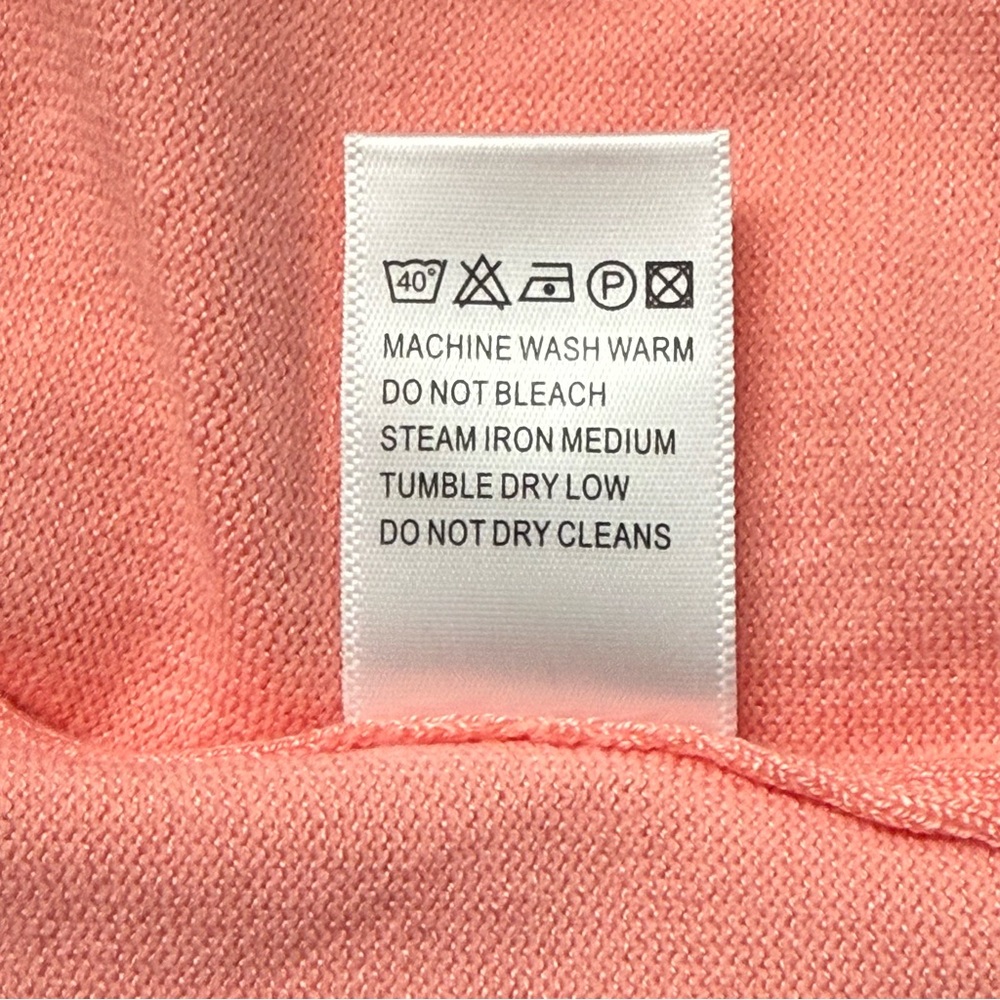 Danibe Designed in California Women's Crop Open Front Shrug, Peach, Size XXL - Picture 5 of 6
